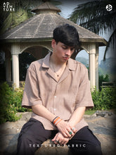 Textured Resort Shirt : Coffee