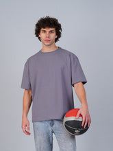 Solid Oversized Tshirt : Grey