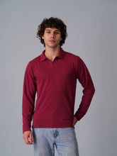 Full Sleeve Polo : Rosewood