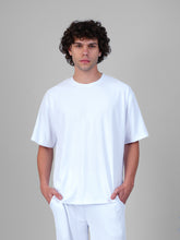 Textured Oversized T-Shirt : White