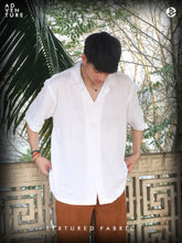 Textured Resort Shirt : White