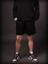 Relaxed Fit Sweatshorts: Black