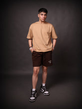 Relaxed Fit Sweatshorts: Brown