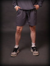 Relaxed Fit Sweatshorts: Charcoal