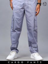 Drip Stitch Cargo Pants : Blue