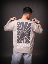 Embroidered Oversized T-Shirt : Steel Grey