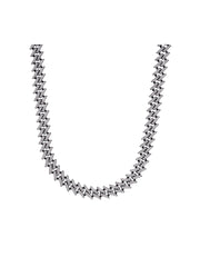 Icy Spiked Cuban Chain : Black