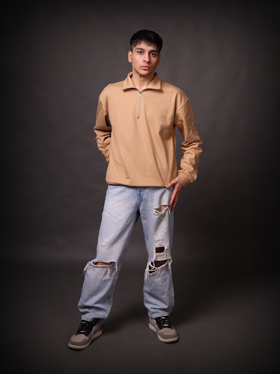Half Zip Sweatshirt 