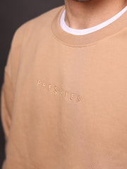 Relaxed Sweatshirt : Beige