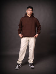 Oversized Hoodie : Brown