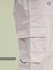 Relaxed Cargo Pants : Grey