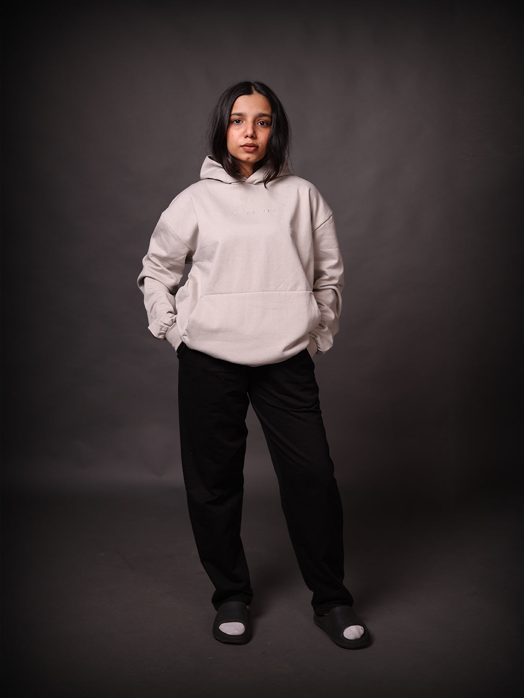 Oversized Hoodie : Steel Grey